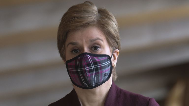Former first minister Nicola Sturgeon in March 2022 