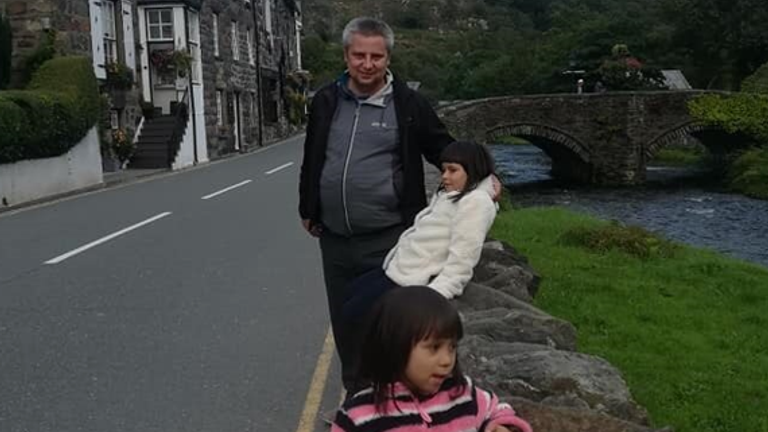 Bartlomiej Kuczynski and his two daughters who were all found dead at the property
