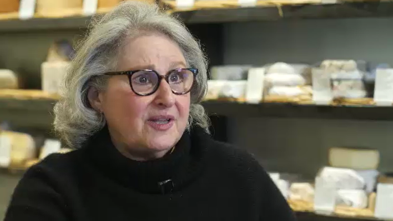 Patricia Michelson, founder of London cheese chain La Fromagerie From Paul Kelso VT on new Brexit controls