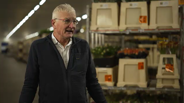 Dutch flower wholesaler Heermskerk Managing director Nick van Bommel From Paul Kelso cheese new EU Brexit measures VT