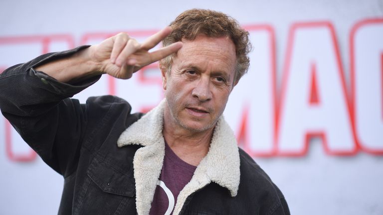 Pauly Shore arrives at a special screening of "The Machine" on Thursday, May 25, 2023, at the Regency Village Theatre in Los Angeles. (Photo by Richard Shotwell/Invision/AP)