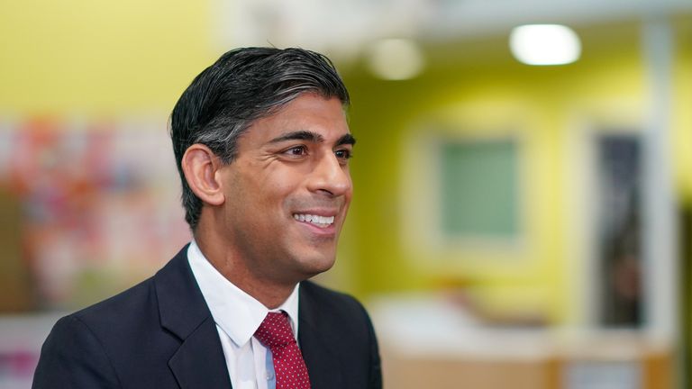 Prime Minister Rishi Sunak. Pic: PA