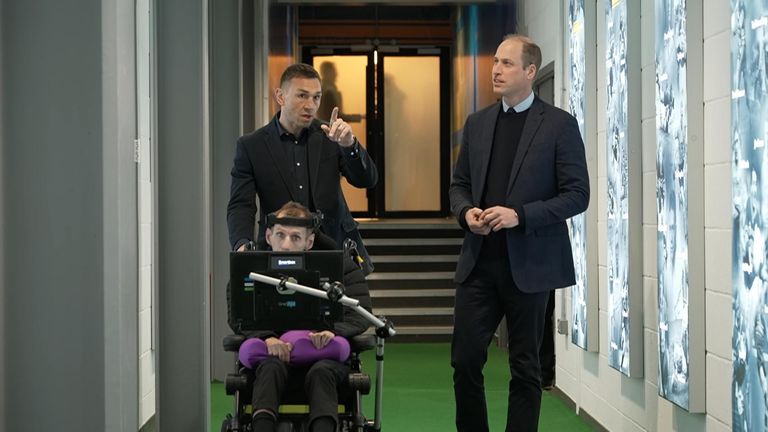 Prince William surprised Rob Burrow and Kevin Sinfield with CBEs in recognition of their work raising awareness of motor neurone disease