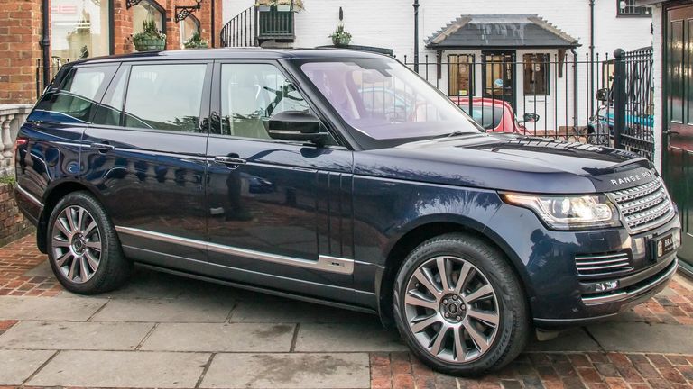 Queen Elizabeth Ii's Range Rover - Complete With Royal Tweaks - Up For 