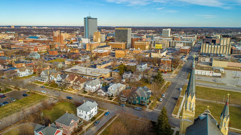 The fire happened in South Bend, Indiana. File pic