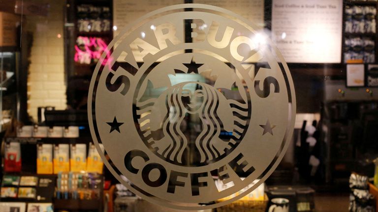 A Starbucks coffee shop in New York. File pic