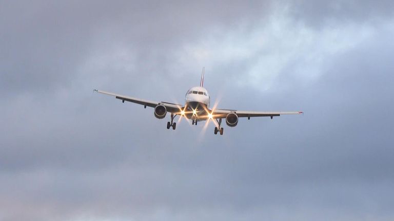 Planes struggle to land at Heathrow as Storm Henk sweeps across country