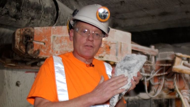  Tom Heap is down Europe&#39;s second deepest mine 