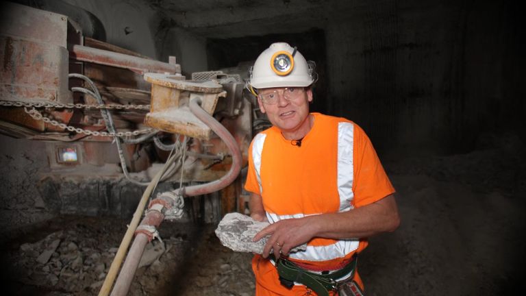 Tom Heap at the ICL Boulby mine in the North York Moors