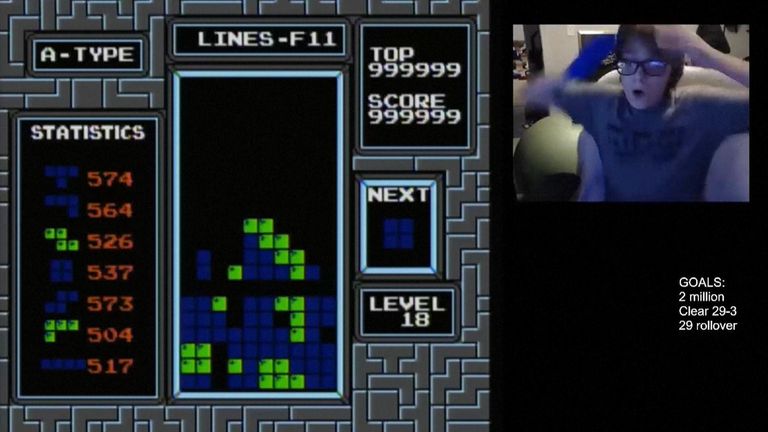 13-year-old first player to ever beat Tetris