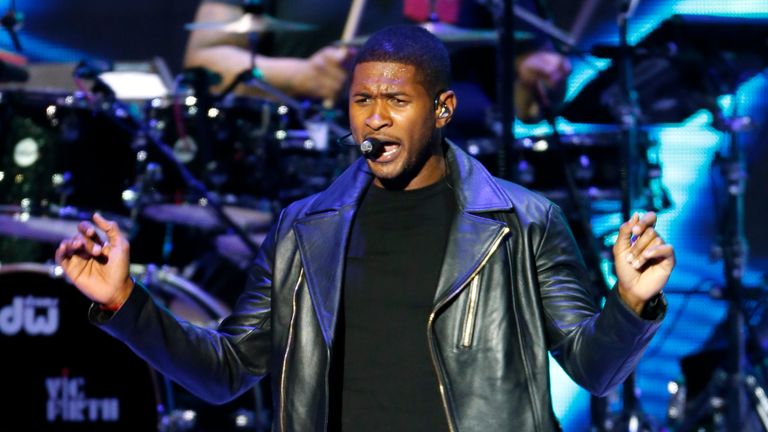 Usher. Pic: Reuters/Jonathan Ernst 
