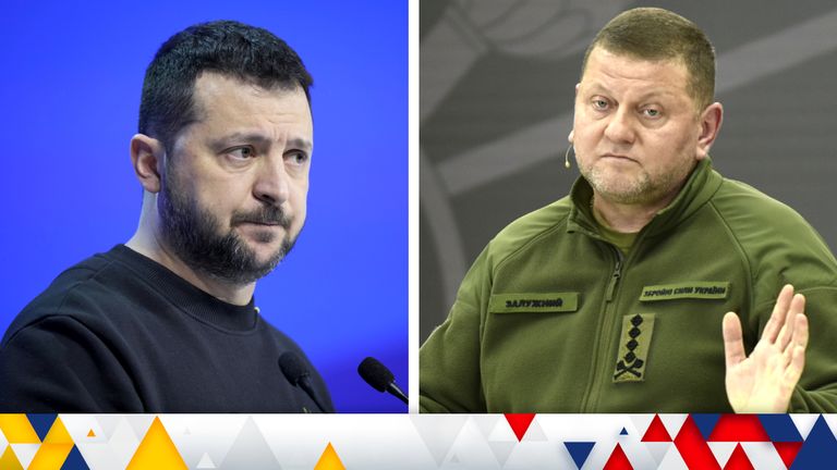 Ukraine-Russia war latest: Zelenskyy 'preparing to replace top Ukrainian  commander' as rumours swirl | World News | Sky News
