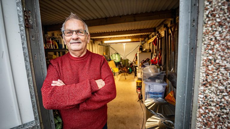 Welsh Tidy Mouse has been caught on camera tidying 75-yearold Rodney Holbrook&#39;s shed in Powys, Mid Wales. Pic: Animal News Agency