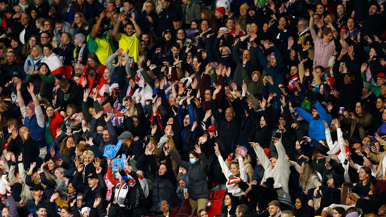Nikki Doucet says the women's game has a festival-like feeling. Pic: Action Images via Reuters
