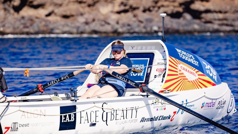 Leanne Maiden. Pic: The World&#39;s Toughest Row