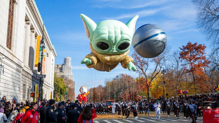 &#39;Baby Yoda&#39; has become a popular character. Pic: AP 