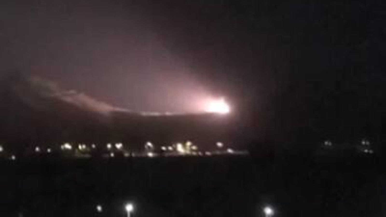 Missile strike on Houthi targets in Yemen | World News | Sky News