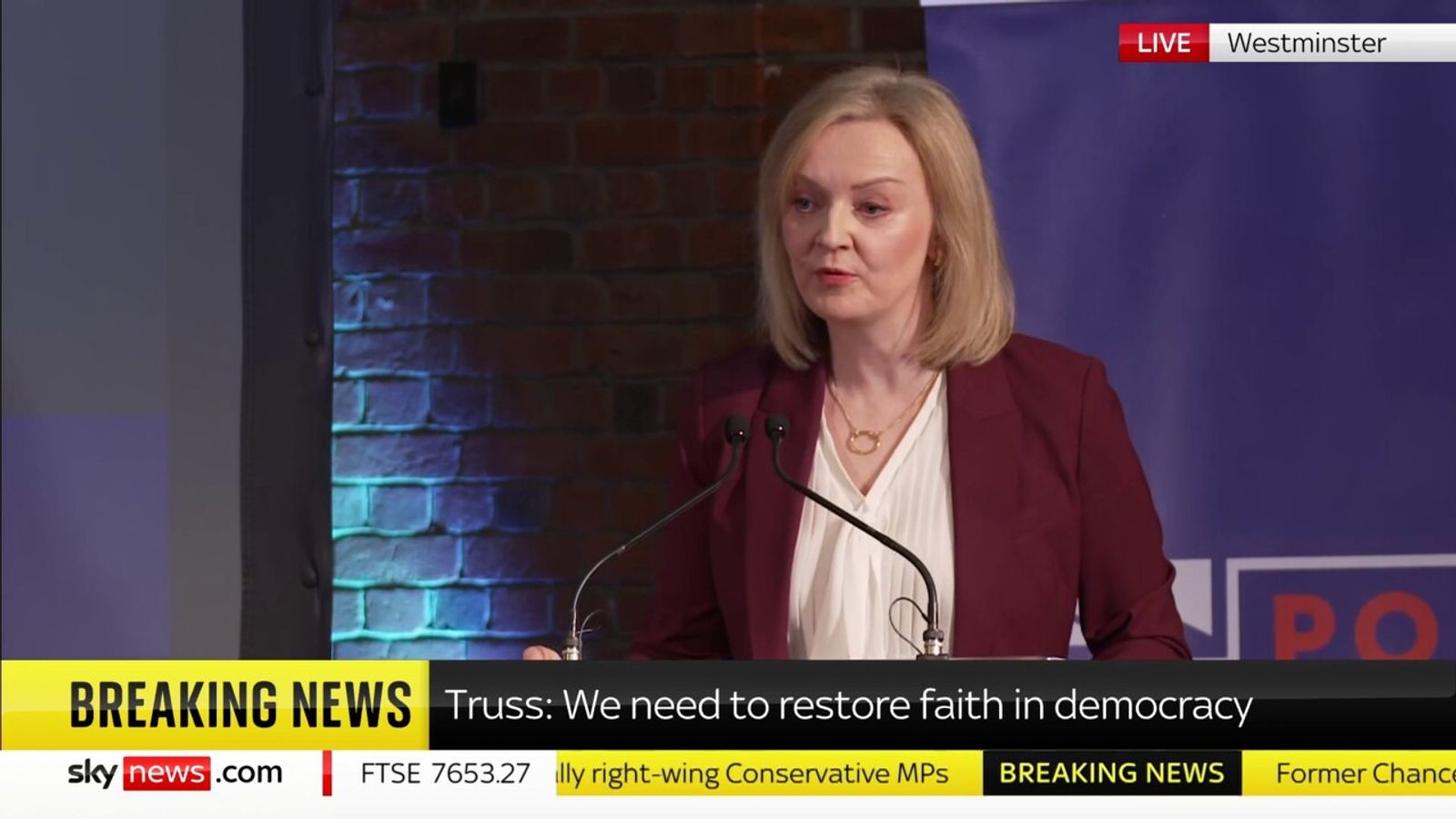 Former PM Liz Truss says 'Britain is full of secret Conservatives