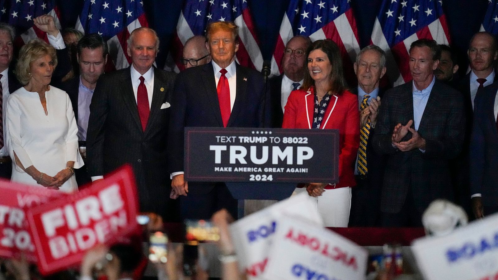 Donald Trump wins South Carolina primary as Nikki Haley insists she is 'not giving up fight'