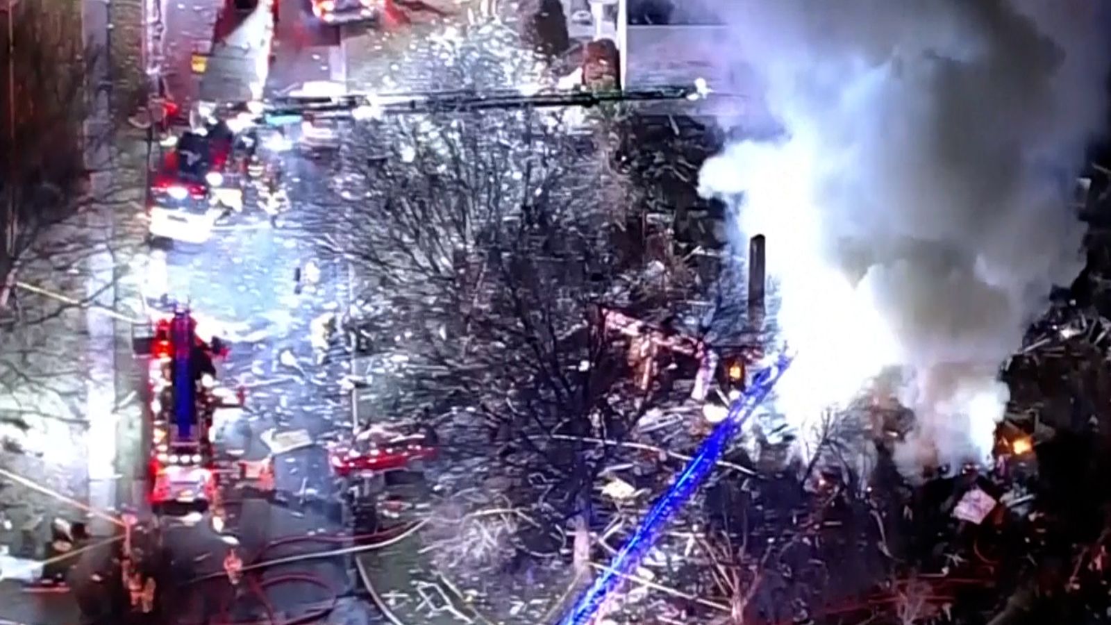 Virginia house explosion: Firefighter killed and 11 people injured, including two civilians