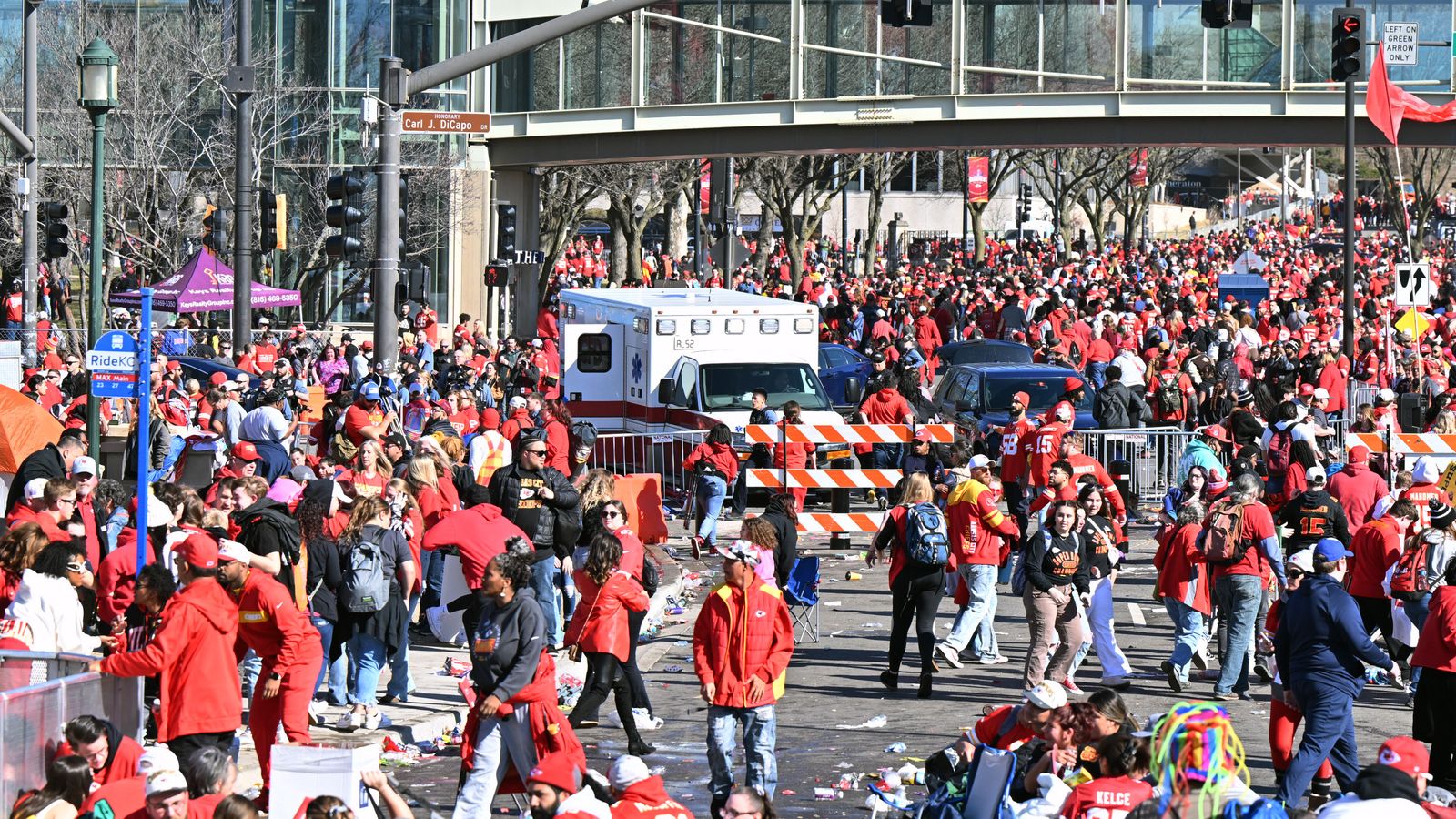 Kansas City Chiefs' Super Bowl parade shooting leaves one dead and 21 injured