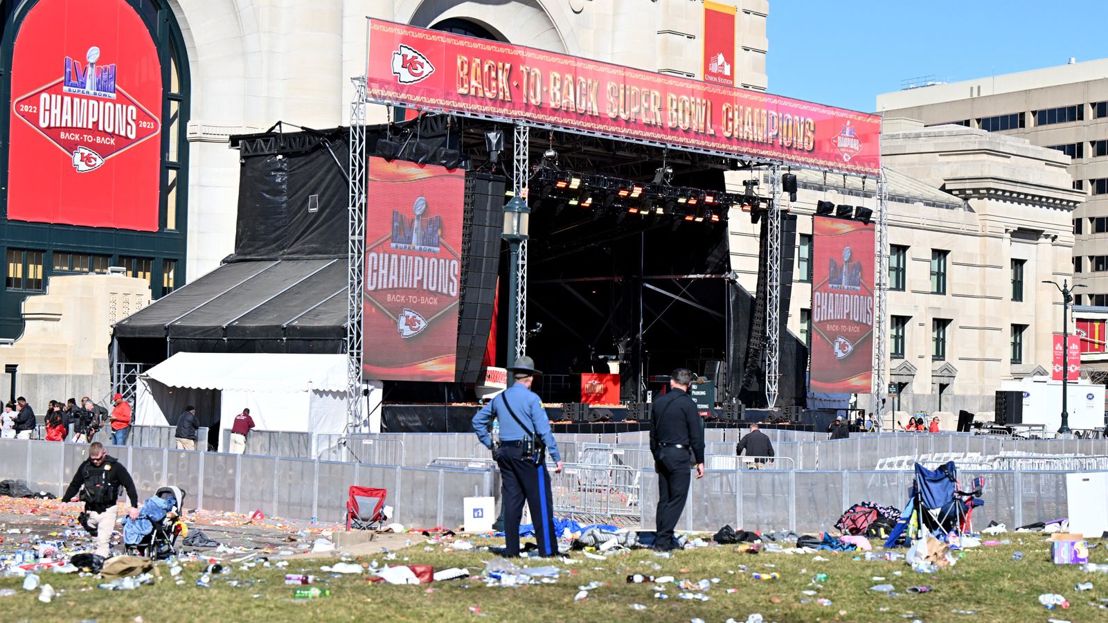 Kansas City Chiefs: Two arrested over Super Bowl parade shooting are children and more than half of victims under 16