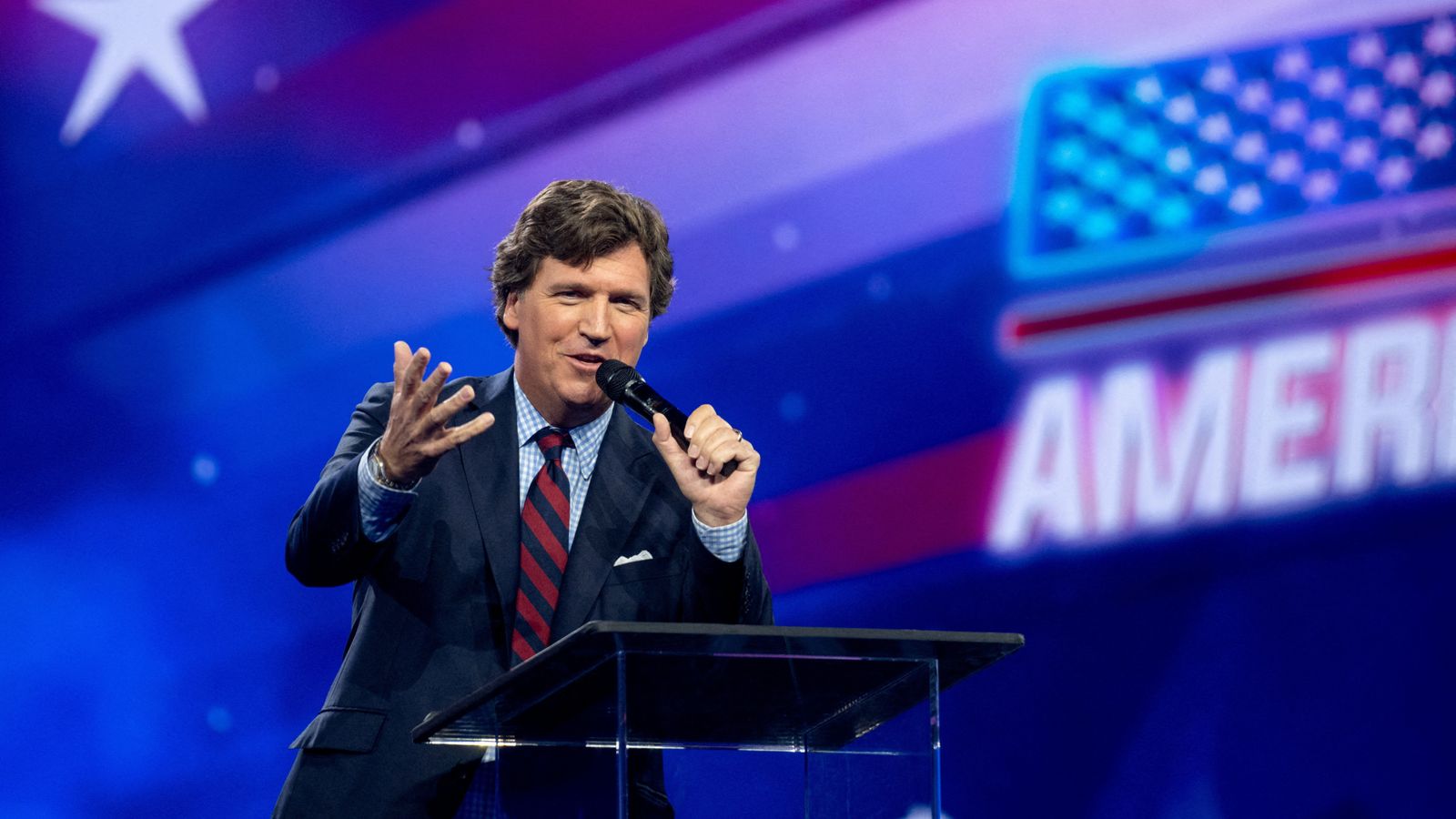 Tucker Carlson confirms Vladimir Putin interview as he hits out at Western media's 'fawning' Ukraine coverage