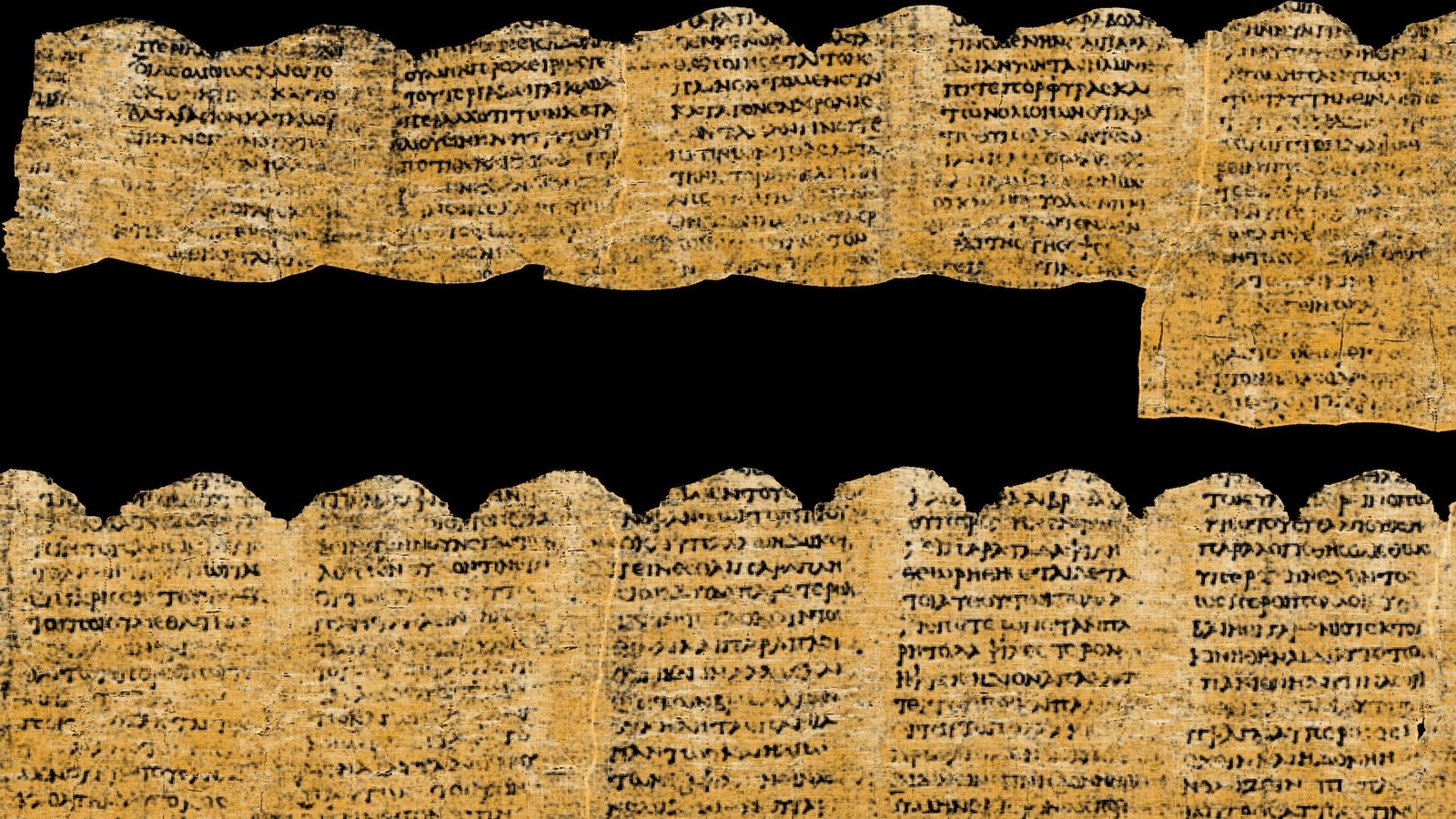 Древен свитък от Херкулан, дешифриран от студенти с помощта на AI