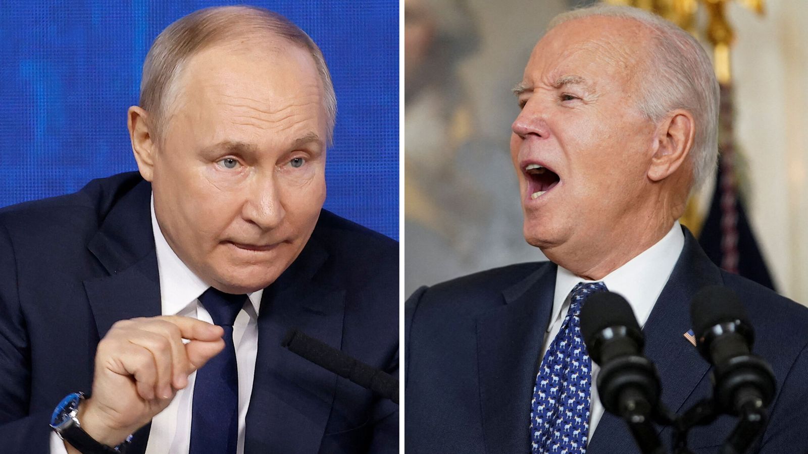 Joe Biden calls Vladimir Putin a 'crazy SOB' - and the Kremlin reacts