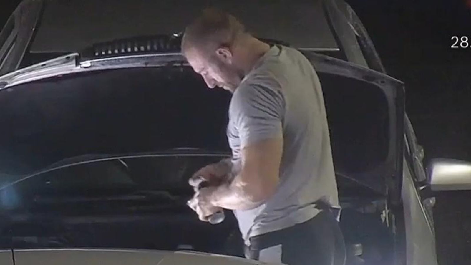 Wales: Drug dealer caught on CCTV hiding bags of cocaine in deodorant ...