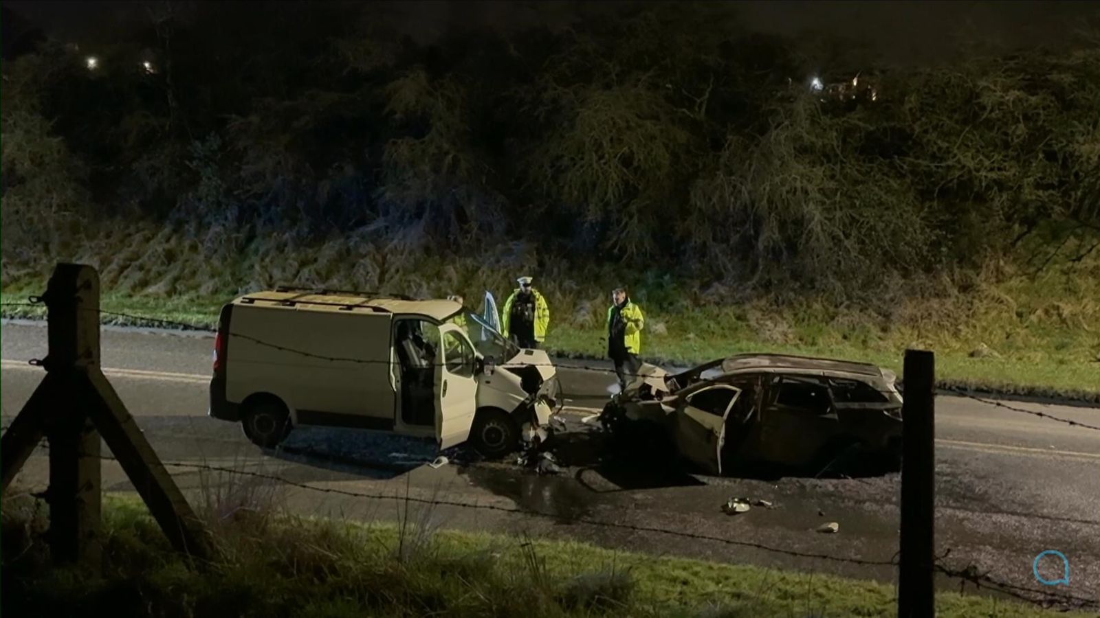Four-month-old baby dies after collision between van and taxi | UK News ...