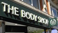 Exterior of a Body Shop store.
Pic: AP. 