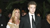 Spears and Timberlake in 2002. Pic: AP