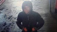 Abdul Ezedi walking down Upper Thames Street in London. Pic: Metropolitan Police