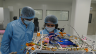 Hyperspectral satellite assembly - India for Lazarus lead
