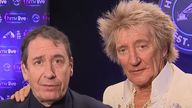 Jools Holland and Rod Stewart 
