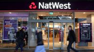 People walk past a Natwest Bank branch in central London, Britain November 22, 2023. REUTERS/Isabel Infantes