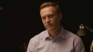 Still from unaired Alexei Navalny interview - DO NOT USE UNTIL 26/02/2024