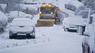 Heavy snow in Allenheads in Northumberland.
Pic: PA