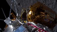 The Odysseus spacecraft passes over the near side of the Moon Pic: Intuitive Machines/via REUTERS 