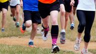 Pic: Reuters
Runners during a parkrun event at Bushy Park, London, 2 August 2014.