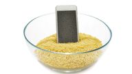 People should stop trying to dry their wet phones in rice, Apple says. Pic: iStock