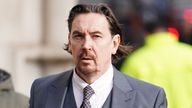 Richard Hall outside the High Court in January
