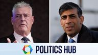 Rishi Sunak and Lee Anderson