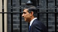 British Prime Minister Rishi Sunak leaves Downing Street to attend Prime Minister&#39;s Questions at the House of Commons in London, Britain, January 31, 2024. REUTERS/Hannah McKay