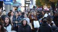 Shoppers walk along Oxford Street during Black Friday in London, Britain November 24, 2023. Reuters/Hollie Adams