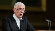 Sir Lindsay Hoyle has been embroiled in a parliamentary row where tens of MPs are calling on him to quit. Pic: PA