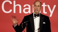 The Prince of Wales gave a speech at the gala. Pic: PA