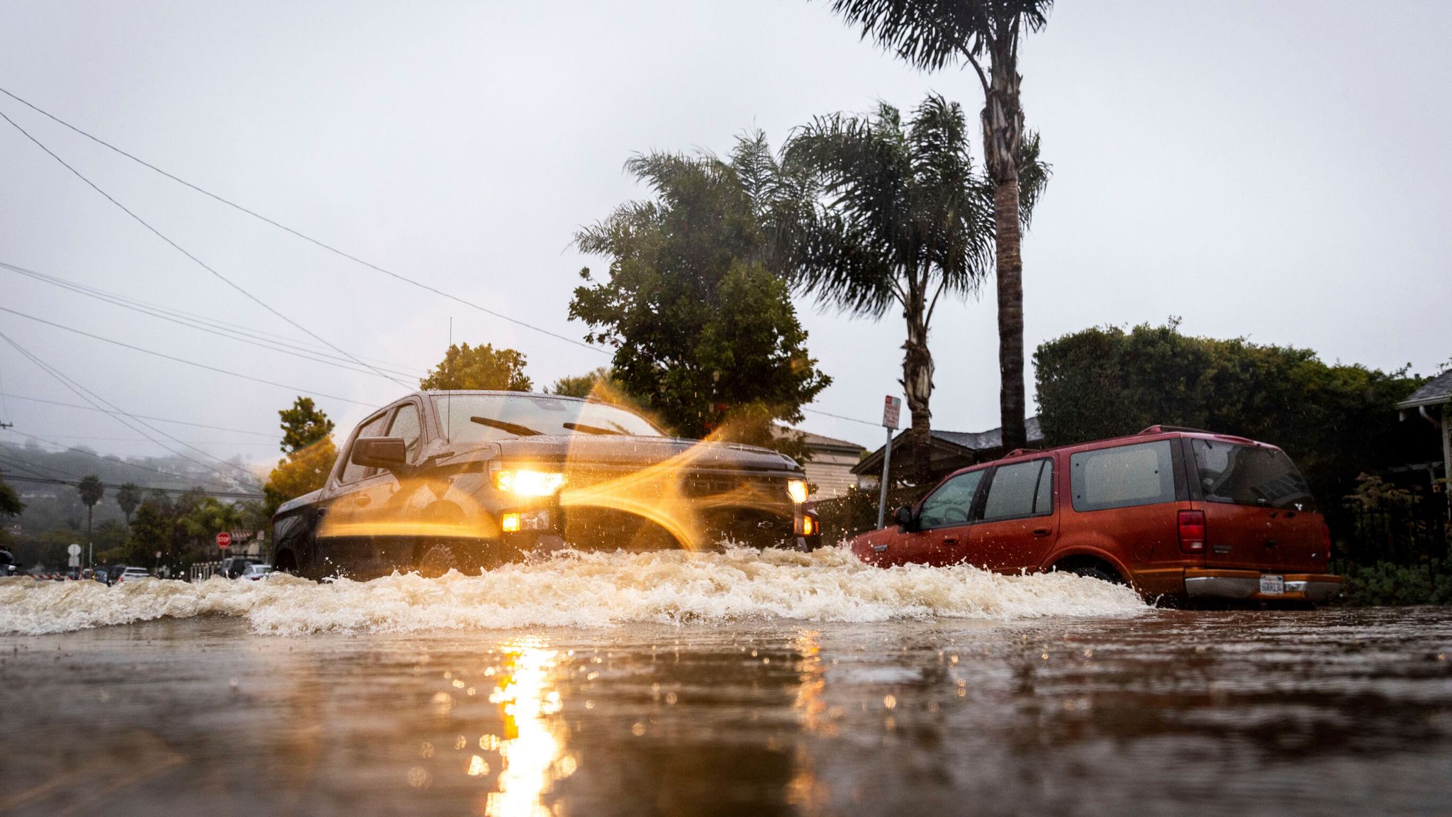 Atmospheric river hits California prompting 'life-threatening' storm ...