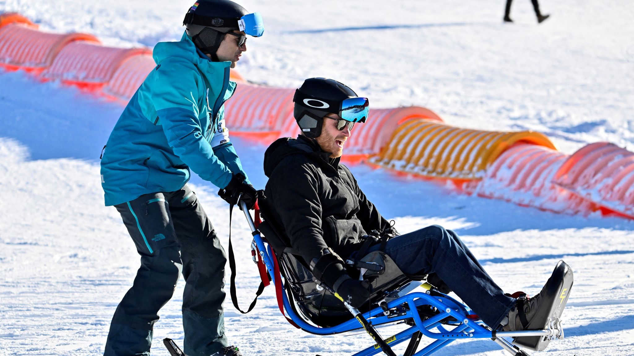 Prince Harry races head-first down a skeleton track at 61.5mph | World ...
